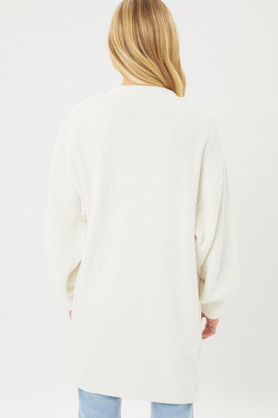 Bishop Sleeve Soft knit Cardigan