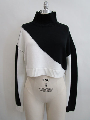 Color Block Knit Sweater