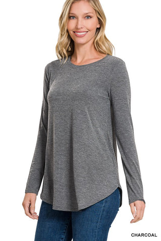 Long Sleeve Round Neck T-Shirt