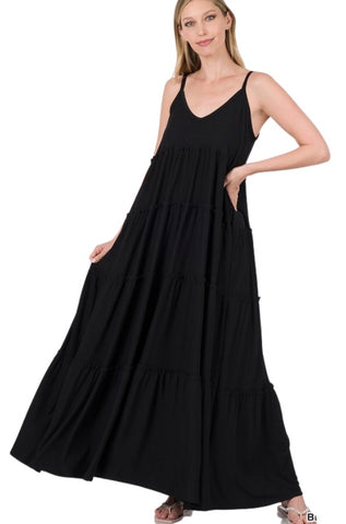 Super Soft & Flowy V-neck Maxi Dress