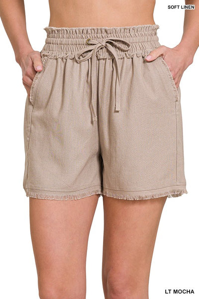 PaperBag Shorts de Lino