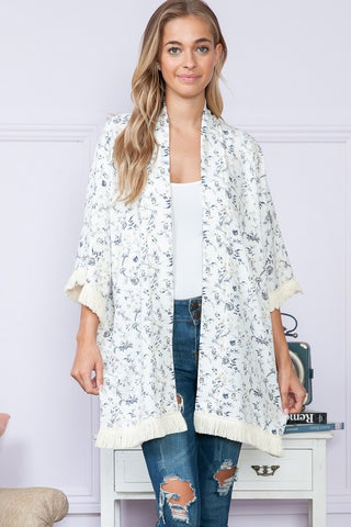 Field of Floral Dreams Summer Kimono