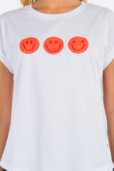 Smiley Faces Graphic Tee