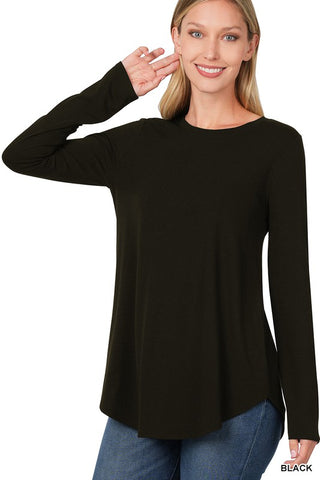 Long Sleeve Round Neck T-Shirt