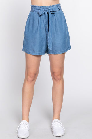 Tencel PaperBag Shorts