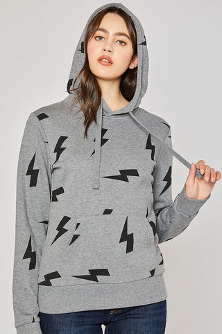 Lightning Bolt Fleece Hoodie