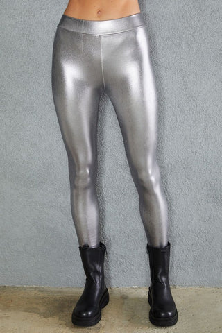 Premium Fleece Faux Leather Leggings