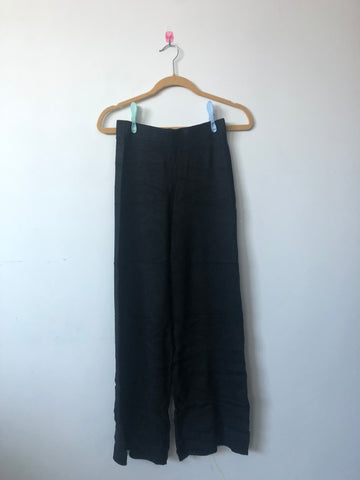 Pantalones Tejidos Negros